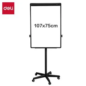 Флипчарт Deli мобильный магнитно-маркерный 1067х750мм V130, Флипчарты