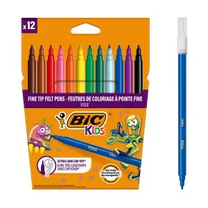 Фломастеры BIC Kids Виза 880 12 цв bc525443, Фломастеры