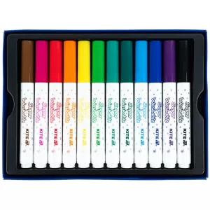 Фломастеры 12 шт Kite Creative Superwashable Jumbo K-1155 - Фото 2