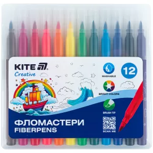 Фломастеры-кисти 12 шт Kite Creative K-1150