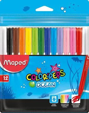 Фломастеры COLOR PEPS Ocean Maped MP.84572 - Фото 1