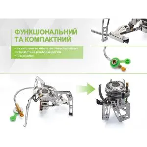 Газовая горелка BRS нержавеющая сталь BRS-6, Газовые горелки - фото 5