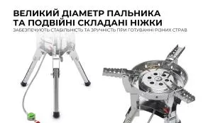 Газовая горелка BRS нержавеющая сталь BRS-69, Газовые горелки - фото 13