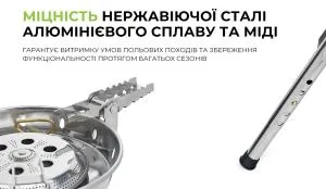 Газовая горелка BRS нержавеющая сталь BRS-69, Газовые горелки - фото 15