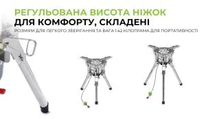 Газовая горелка BRS нержавеющая сталь BRS-69, Газовые горелки - фото 16