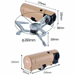 Газовая горелка BRS нержавеющая сталь BRS-99, Газовые горелки - фото 1