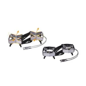 Газовая горелка BRS двойная нержавеющая сталь BRS-32, Газовые горелки - фото 2