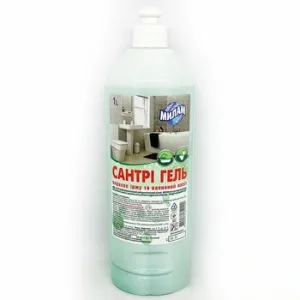 Против ржавчины известкового налета, 1л, Гель МилаМ САНТРИ 0155096, Моющие и чистящие средства