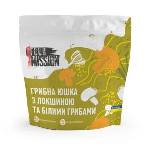 Грибная юшка с лапшой и белыми грибами FOOD MISSION fomi.0000, Сублимированные продукты