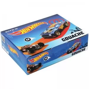 Краски гуашевые Kite Hot Wheels 12 цветов х 20 мл HW21-063