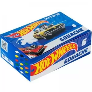 Фарби гуашеві Kite Hot Wheels HW23-062 6 кольорів х 20 мл