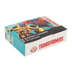 Гуаш Transformers 12 кольорів Kite TF17-063