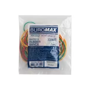 Резинки для денег Buromax JOBMAX 50 г 55 мм ассорти BM.5515