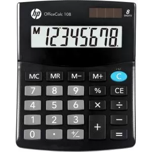 Калькулятор компактный настольный HP OfficeCalc 108 8-разрядный HP-OC-108