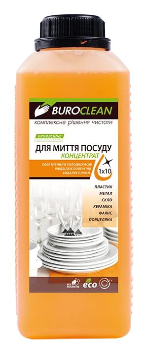 Моющее средство для посуды бесфосфатное BUROCLEAN SOFT Uni-2 1л BuroClean 10900010