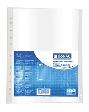 Файл для документів глянцевий А4 50мкм 100 шт. в коробці 1772100PL-00B Donau
