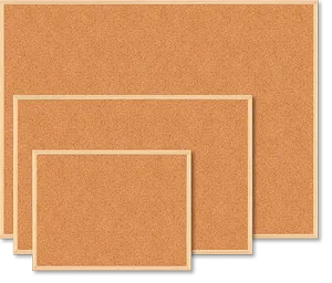 Доска пробковая 45х60см деревянная рамка BM.0013 Buromax