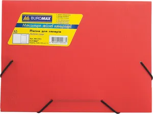 Папка пластикова А5 на гумках JOB BM.3901-99 Buromax - Фото 4