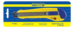Ніж канцелярський Buromax BM.4617 - Фото 1