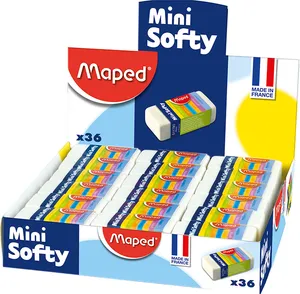 Ластик MINI SOFTY в картоном футляре Maped MP.511780 - Фото 1