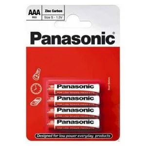 Элемент питания (батарейки) Panasonic GENERAL PURPOSE CARBON LR6 AA R6BER-4P