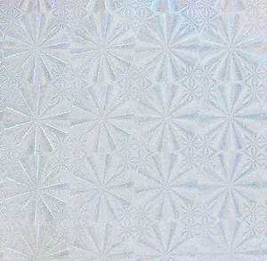 Плівка клейка Zibi для книг Kaleidoscope гологра мма срібло 33см -1.2 м рулон ZB.4785-24 - Фото 1