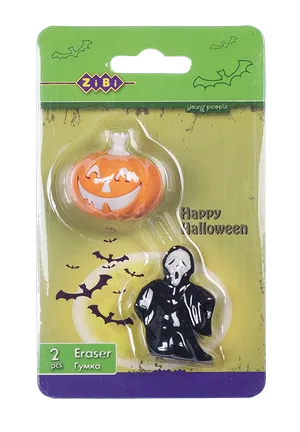 Ластики фигурные Halloween 2 шт.Zibi ZB.5410