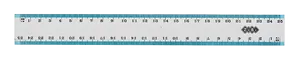 Комплект: лінійка 25см 2 косинця транспортир Zibi ZB.5681 - Фото 1