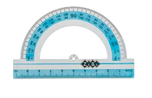 Комплект: лінійка 25см 2 косинця транспортир Zibi ZB.5681 - Фото 4