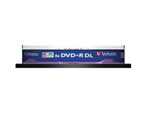 Диск Verbatim DVD-R 8.5 Gb 8 Double Layer Cake 10 d.43666