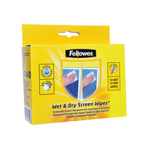 Комплект влажных и сухих салфеток Fellowes для очистки экранов Fellowes f.99702