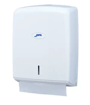 Диспенсер для рушників JOFEL у листах ZZ пластиковий білий AH37000, Тримачі для рушників