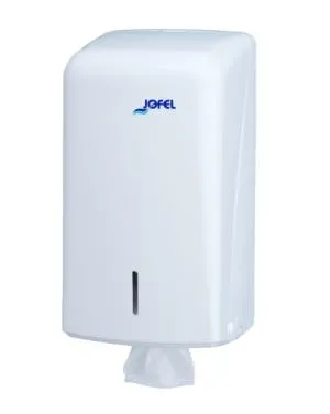 Диспенсер для туалетного паперу JOFEL у листах пластиковий білий AH70000, Тримачі туалетного паперу