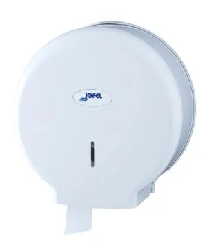 Диспенсер для туалетной бумаги JOFEL в рулонах пластиковый белый AE57000, Держатели туалетной бумаги