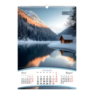 Календарь настенный 2026 год А2 1 пружина Buromax Seasons of the year BM.210652, Календари - фото 2