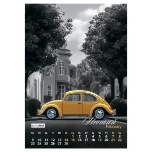 Календар настінний 2026 А3 1 пружина Buromax Emphasis on color BM.210602, Календарі