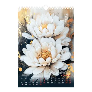 Календар настінний 2026 А3 1 пружина Buromax Flowers BM.210604, Календарі - фото 10