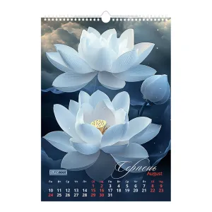 Календар настінний 2026 А3 1 пружина Buromax Flowers BM.210604, Календарі - фото 8