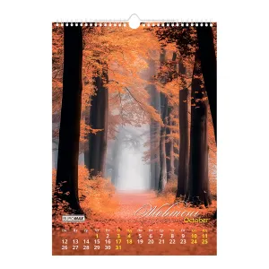 Календар настінний 2026 А3 1 пружина Buromax Seasons landscape BM.210603, Календарі - фото 10