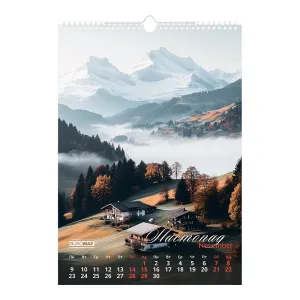 Календар настінний 2026 А3 1 пружина Buromax Seasons landscape BM.210603, Календарі - фото 11