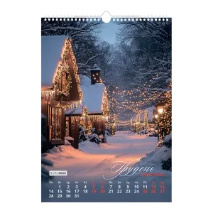 Календар настінний 2026 А3 1 пружина Buromax Seasons landscape BM.210603, Календарі - фото 12