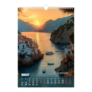 Календар настінний 2026 А3 1 пружина Buromax Seasons landscape BM.210603, Календарі - фото 7