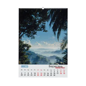 Календарь настенный Buromax 2027г А2 1 пружина Tropic BM.210655, Календари - фото 4