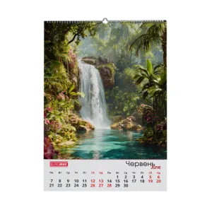 Календарь настенный Buromax 2027г А2 1 пружина Tropic BM.210655, Календари - фото 7