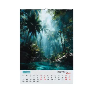 Календарь настенный Buromax 2027г А2 1 пружина Tropic BM.210655, Календари - фото 9