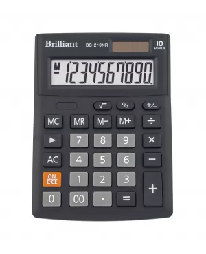 Калькулятор 10 разрядов Brilliant BS-210NR