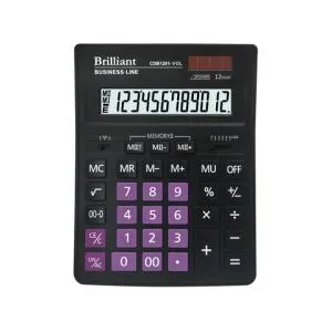 Калькулятор Brilliant 12 розрядів CDB1201-VOL, Калькулятори