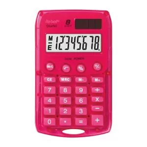 Калькулятор кишеньковий Rebell Starlet P RE-StarletP BX 8р. рожевий