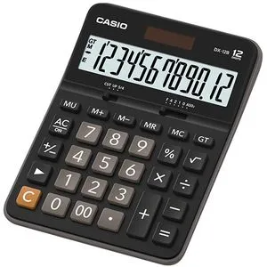 Калькулятор настольный 12-разрядный Casio DX-12B-W-EC - Фото