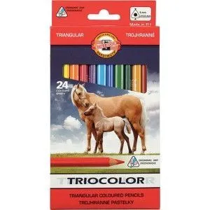 Олівці кольорові Triocolor Jumbo Horses 24 Koh-i-Noor 3144